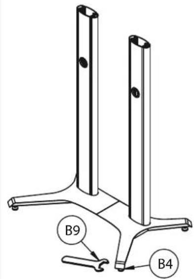 B-Tech BT8712 - ATTACH COLUMNS TO BASE - 3