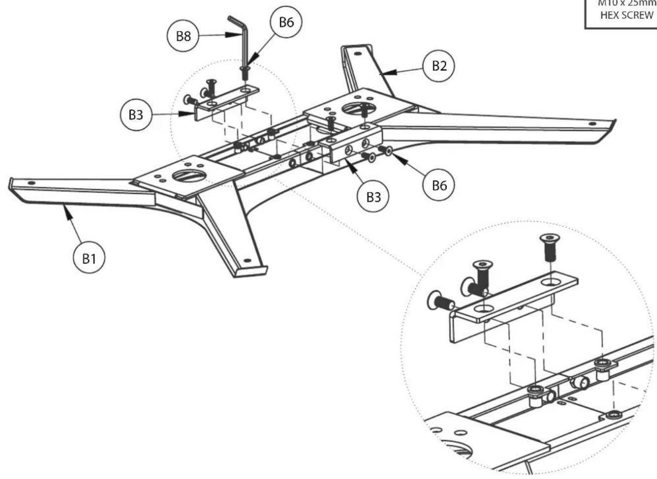 B-Tech BT8712 - ASSEMBLE BASE - 2