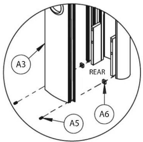 B-Tech BT8712 - OPTIONAL - FIX REAR COVERS TO COLUMNS - 1