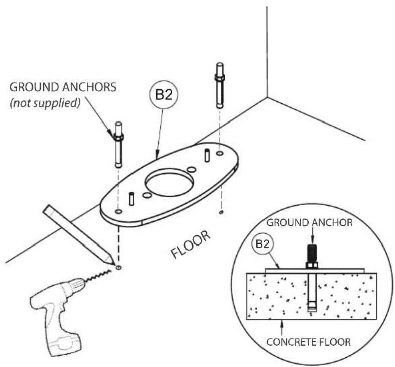B-Tech BT8710 - FIX FLOOR PLATES TO FLOOR - 1
