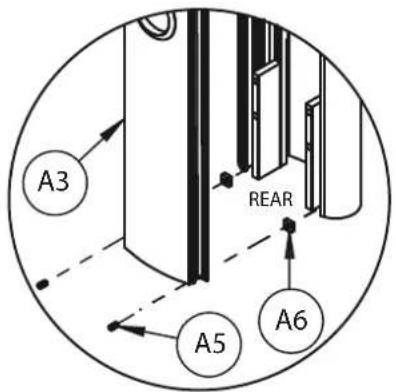 B-Tech BT8710 - OPTIONAL - FIX REAR COVER TO COLUMNS - 1