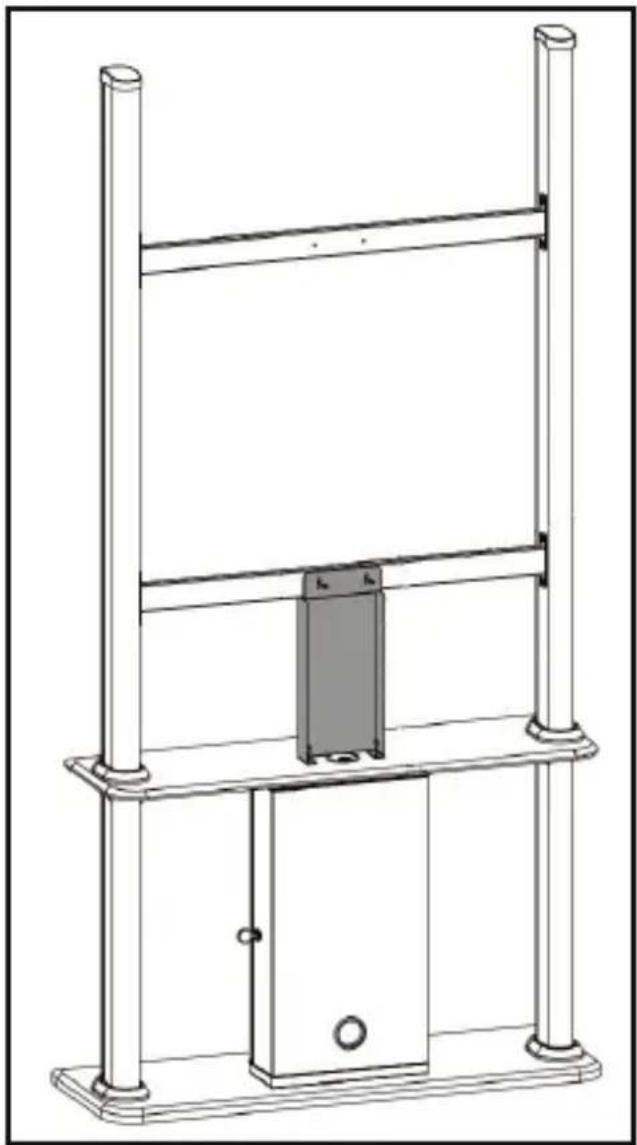 StarTech.com DSIGNAGESTND - Align the Upper Base Board with the Lower Columns - 9
