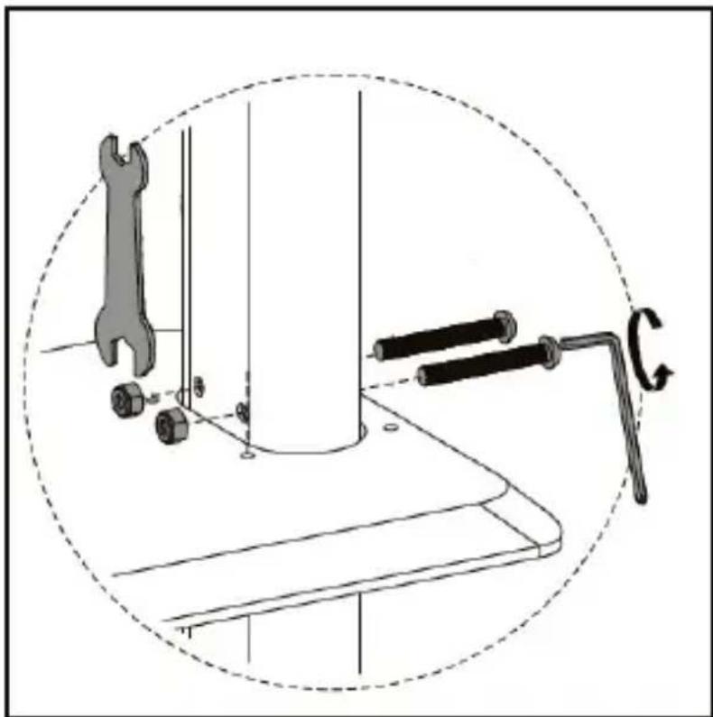 StarTech.com DSIGNAGESTND - Align the Upper Base Board with the Lower Columns - 4