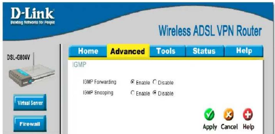 D-LINK DSL-G804V - IGMP - 1