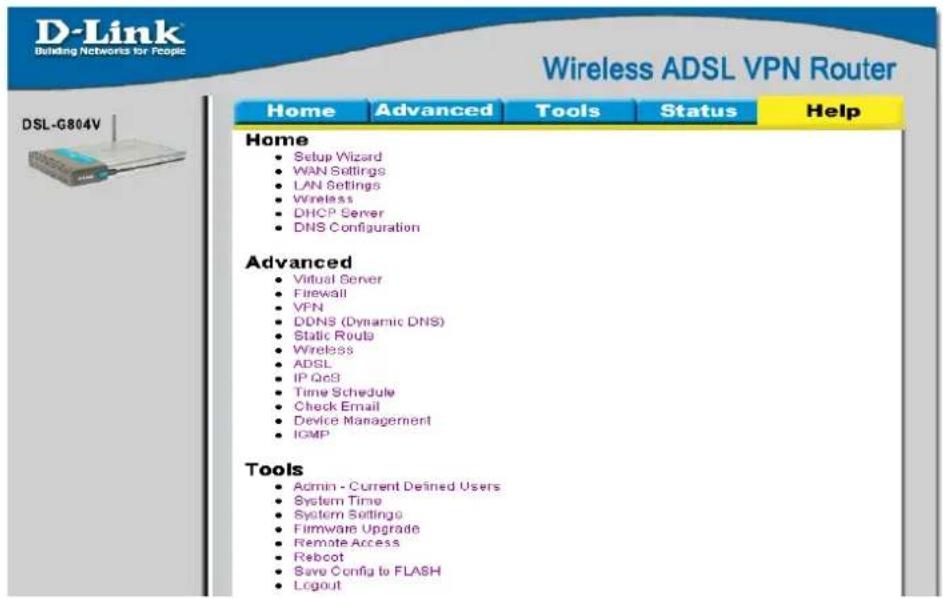 D-LINK DSL-G804V - Help - 1