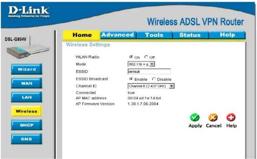 D-LINK DSL-G804V - LAN Setting – Ethernet Port Setting - 2