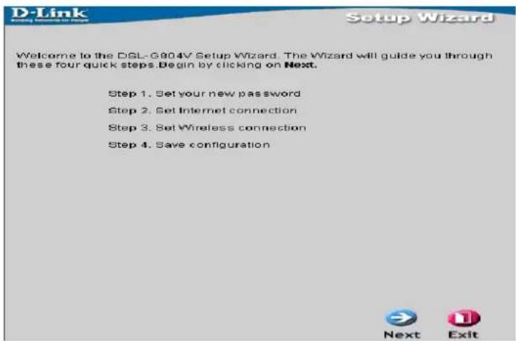 D-LINK DSL-G804V - Configure the Router - 2