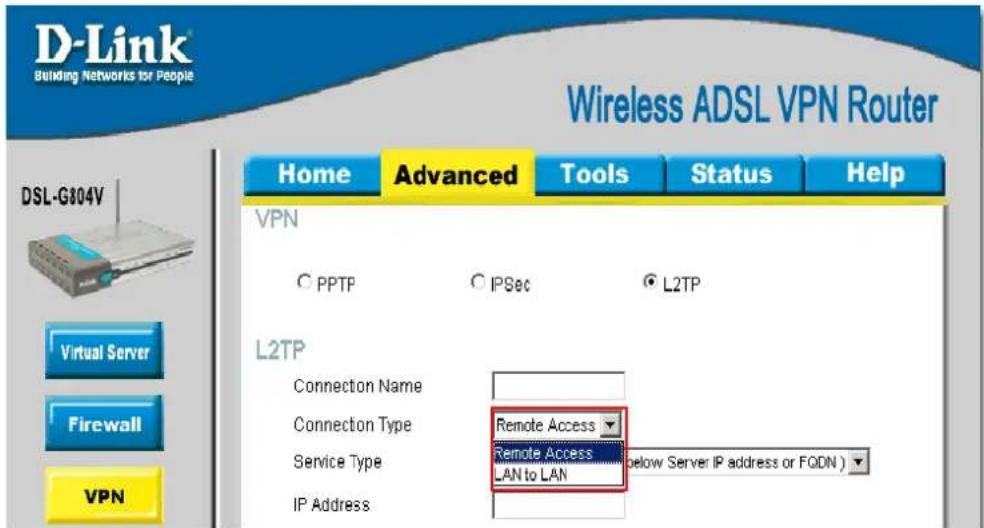 D-LINK DSL-G804V - L2TP (Layer2 Tunneling Protocol) - 1