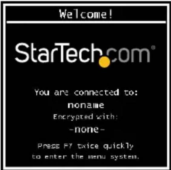 StarTech.com CABCONS1716I - Using the VNC Menu - 1
