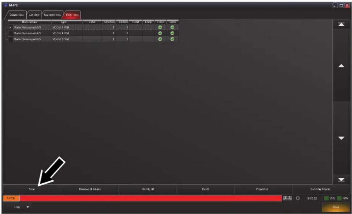 MARTIN VC-Dot 9 - Identifying VC-Dot strings in the installation - 1