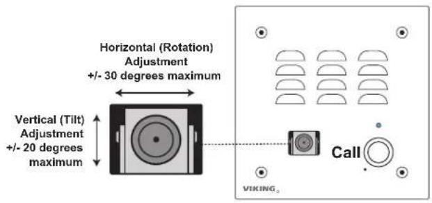 VIKING E-35-IP - Adjusting the Camera - 1