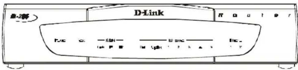 D-LINK DI-206 - The DI-206 Front Panel - 1