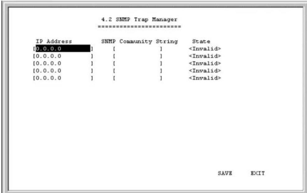 D-LINK DI-206 - SNMP Trap Manager Configuration - 1