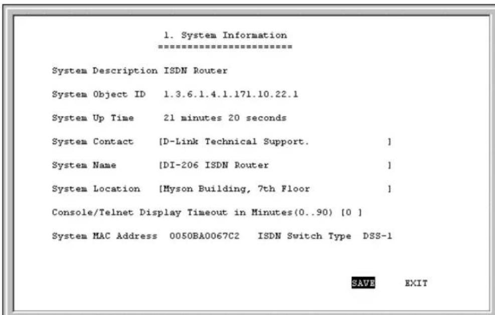 D-LINK DI-206 - System Information - 1