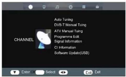 Cello 24230FT2S2 - Channel Setting (ATV, DTV or Radio Mode) - 1