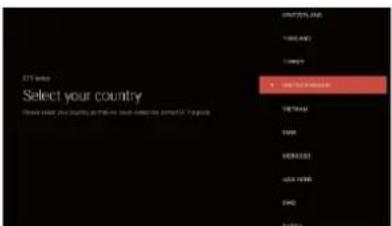 Cello 86RTS4K - Select the country you are residing in - 1