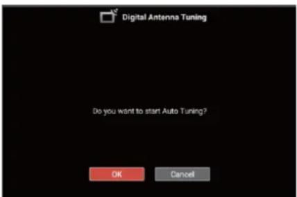 Cello 86RTS4K - Select Auto Scan to re-tune the TV channels - 1