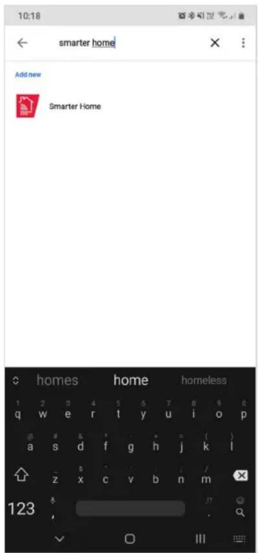 Kogan KABABYCAMGB - Adding "SmarterHome" to the Google Home app - 4