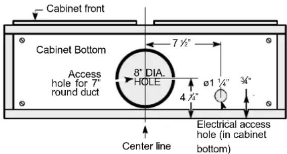 Summit HC20BBADA - B Outside top exhaust (Vertical duct-7" Round) - 1