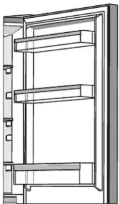 Summit FFBF249SS2 - Door Shelves - 1