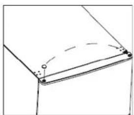 Summit CP73PL - Reversing the Door Swing - 4