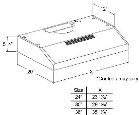Summit HC24BB - Duct length - 2