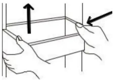 Summit UF18W - Cleaning the Door Tray - 1