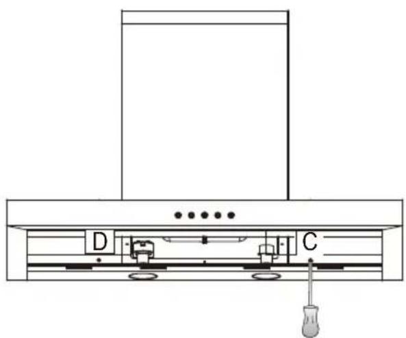 Summit SEH4636SS - D) MOUNTING THE PRODUCT ONTO WALL - 3