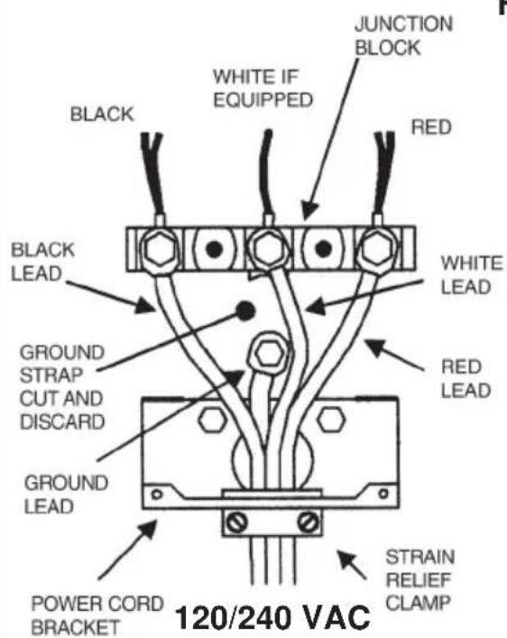 Summit WEM715KW - THREE-WIRE CORD CONNECTION - 2