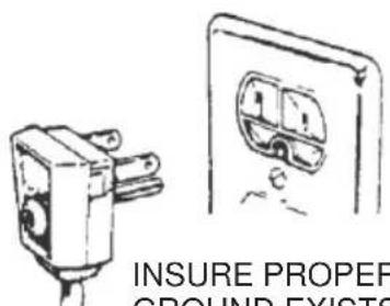 Summit WEM715KW - ELECTRICAL GROUNDING INSTRUCTIONS - 1