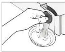 Summit LW2427 - Washing the filter in washing machine: - 1