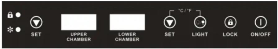 Summit SWCDAF24PNR - Control Panel for the ALWC532 (Top Unit) - 1