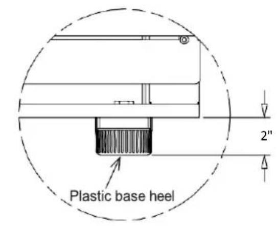 Accucold SCR1802G - Installing the Leveling Legs - 2