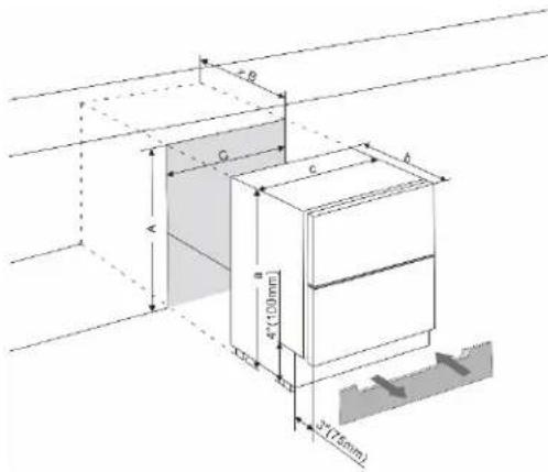 Summit SP6DS3D - Built-in Under-counter Instructions - 1