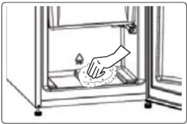 Sauber 3-2P14424 - Freezer defrosting process - 1