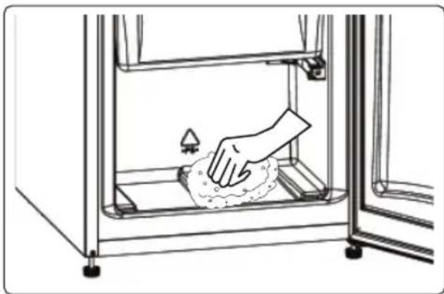 Sauber 3-2P16024 - Freezer defrosting process - 1