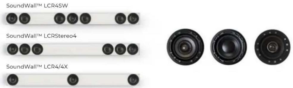 Morel SUB-10X - SoundWall™ LCR In-Wall soundbar modular system - 1