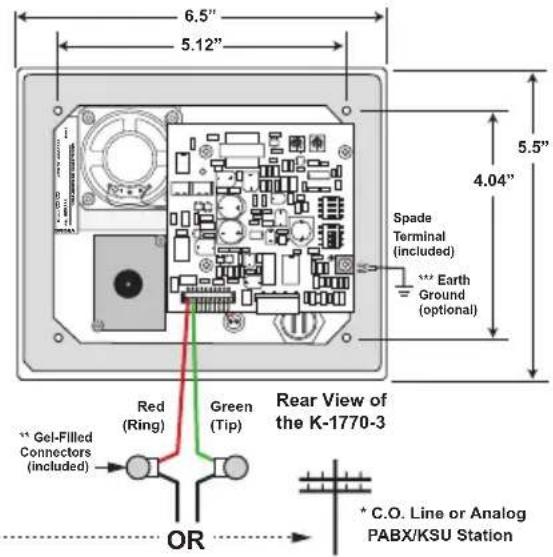 VIKING K-1770-3-EWP - Wiring the K-1770-3 Phone - 1