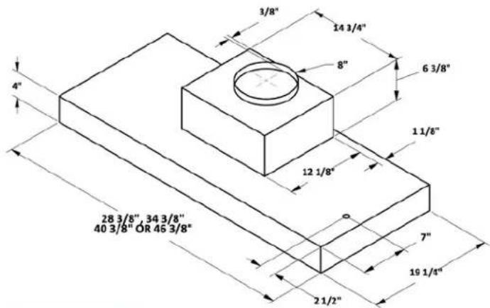Trade-Wind VSL4601219RC - IMPORTANT: CUT-OUT INFORMATION - 2