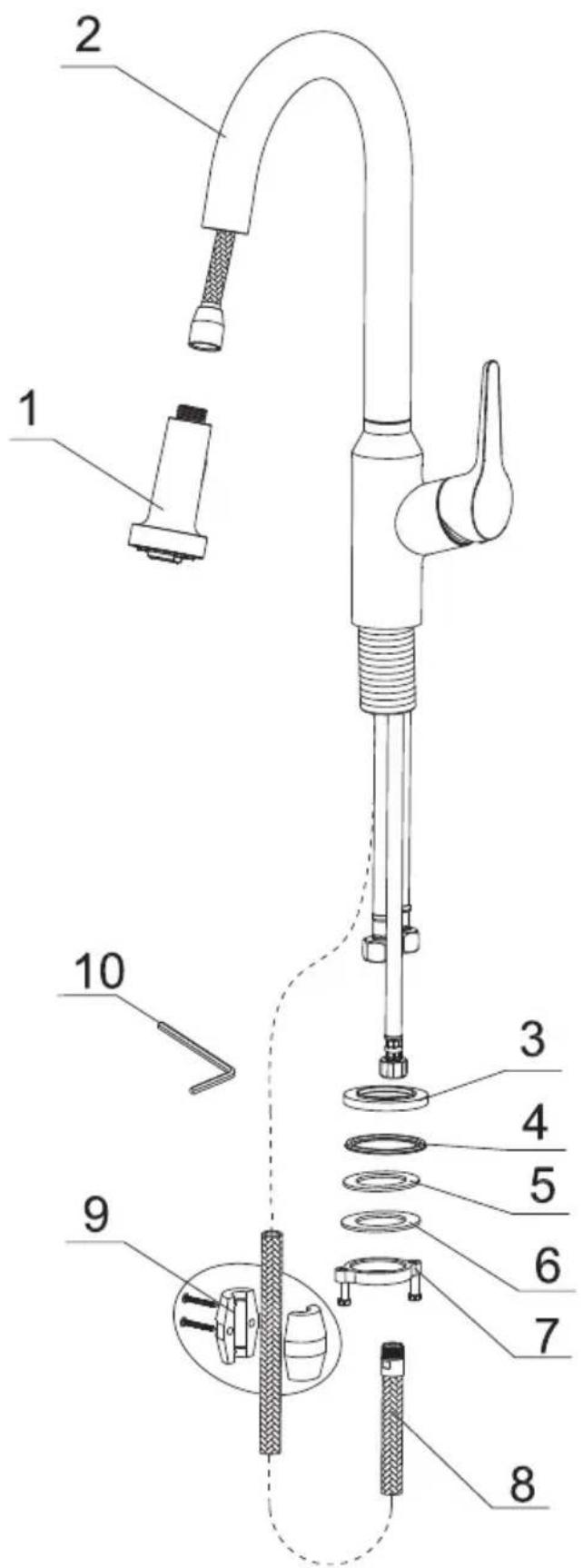 Karran Dockton KKF250C - Dockton - 1
