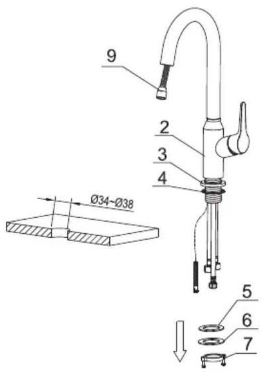Karran Dockton KKF250C - STEP 1 - 1
