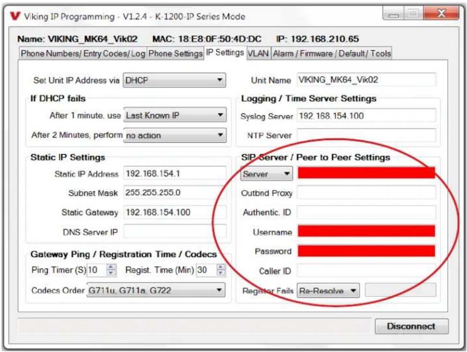VIKING K-1275-IP-EWP - Configuring the K-1275-IP Network Settings - 1