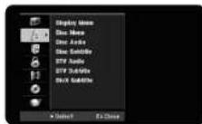 LG RH399M - Adjust the language settings - 1