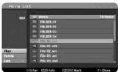 LG RH399M - Movie List menu options - 1