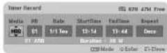 LG RH399M - Setting a timer record - 1