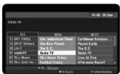 LG RH399M - Switching the EPG menu - 1