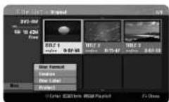 LG RH399M - Using the Disc menu - 1