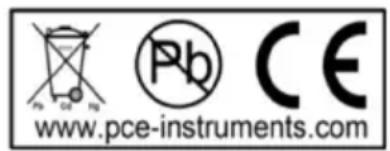 PCE Instruments 4582 - Disposal - 1