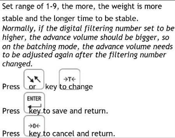 PCE Instruments N45F - Digital filtering - 2