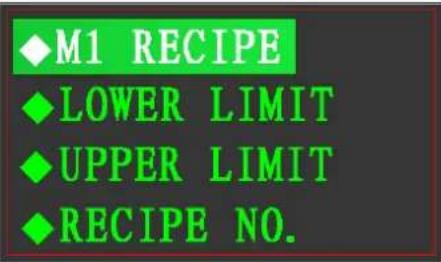 PCE Instruments N45F - Recipes Parameters set - 12
